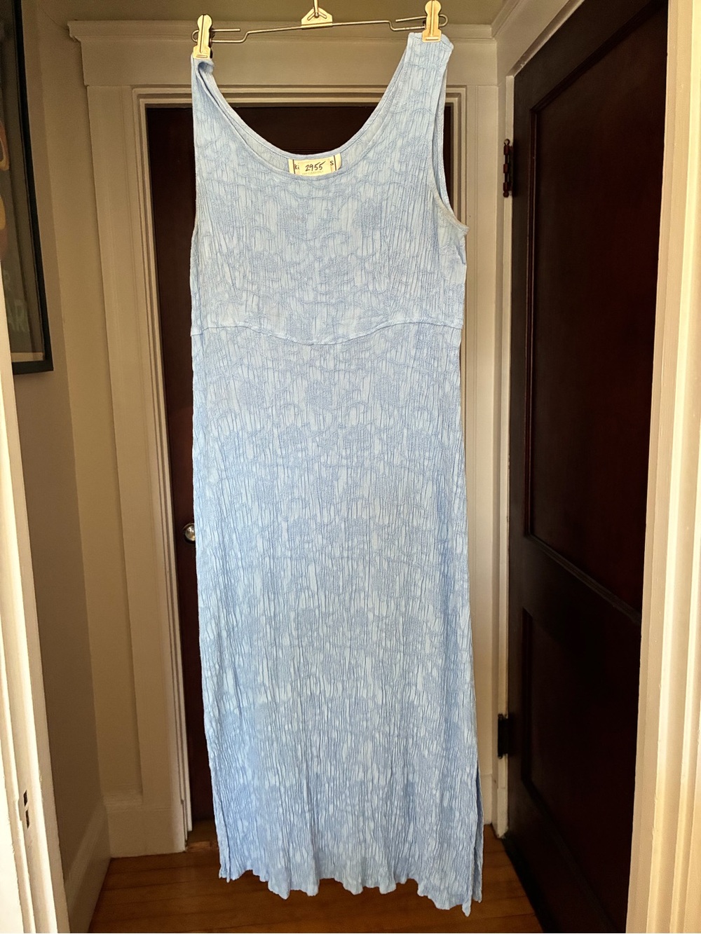 karin stevens Light Blue Sleeveless Maxi Dress